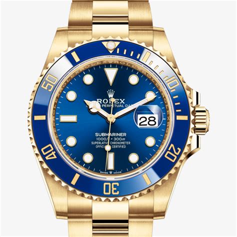 gsolid gold rolex submariner|Rolex Submariner 41mm yellow gold.